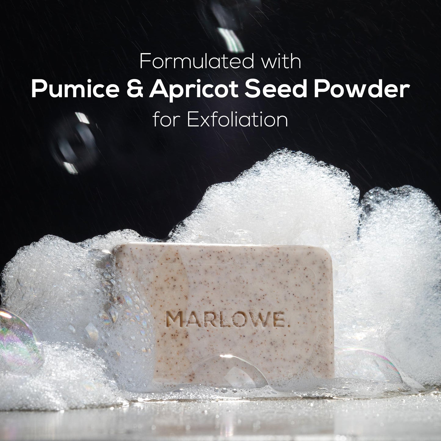 MARLOWE. No. 102 Body Scrub Soap 7 oz (12 Bars), Cedarwood & Sea Salt, Exfoliating Soap Bar with Shea Butter, Olive Oil & Green Tea Extracts, Cleanses, Smooths & Revitalizes Skin, Fresh & Zesty Scent