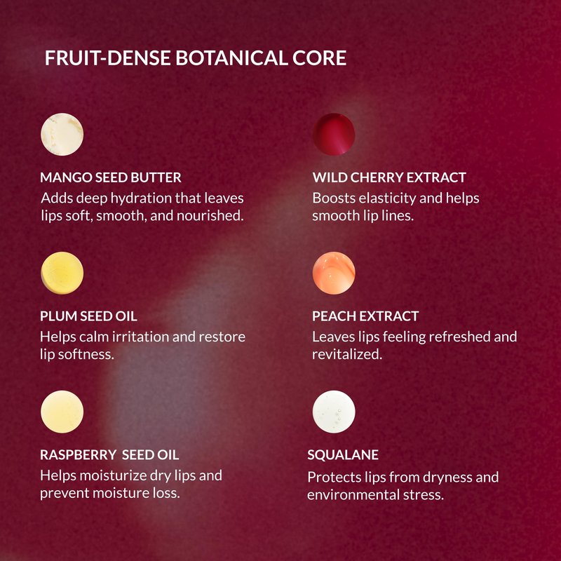 Mango People Hydrating Glossy Fruit Lip Stain, 2-in-1 Gloss to Long Lasting Stain, Tint & Oil Stain, Lightweight Lip Makeup with High-Shine Finish for Soft, Smooth and Nourished Lips, Beet Juice