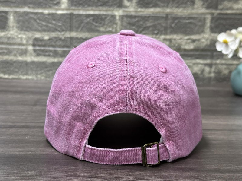 Horpe Kid Unicorn Gifts for Girls, Rainbow Mythical Creature Baseball Cap for Child, Adjustable Embroidered Washed Pink Hat for Birthday, Party