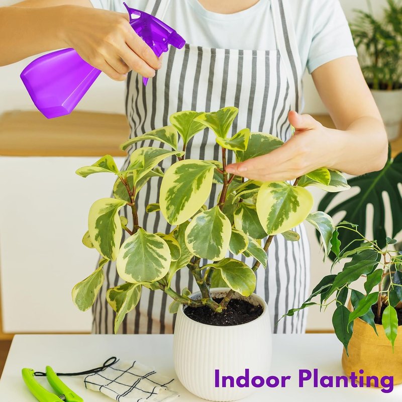 DilaBee 8oz Empty Spray Bottles - Heavy Duty Cleaning & Plant Mister | BPA-Free Blue & Purple 2-Pack