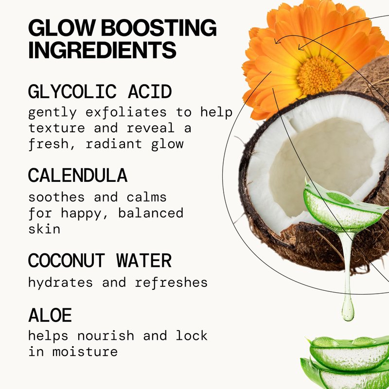 Pacifica Beauty, Glowing Makeup Remover Wipes, Glycolic Acid, Coconut Water, Aloe Infused, Daily Cleansing, Exfoliating, Clean Skin Care, Plant Fiber Facial Towelettes, Vegan & Cruelty Free