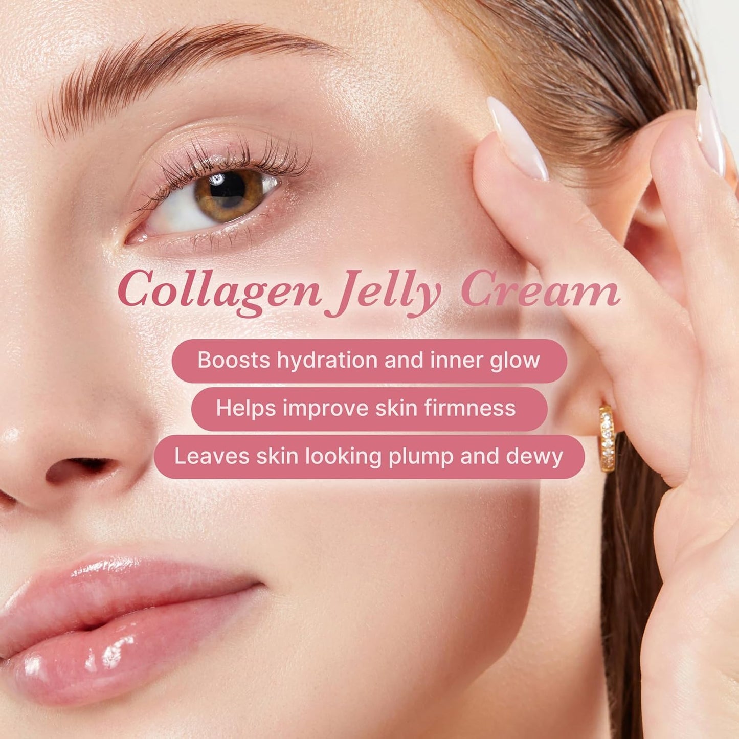 Viral Jelly Cream Duo - Hyaluronic Acid & Collagen for Radiant Skin | Korean Skincare Set