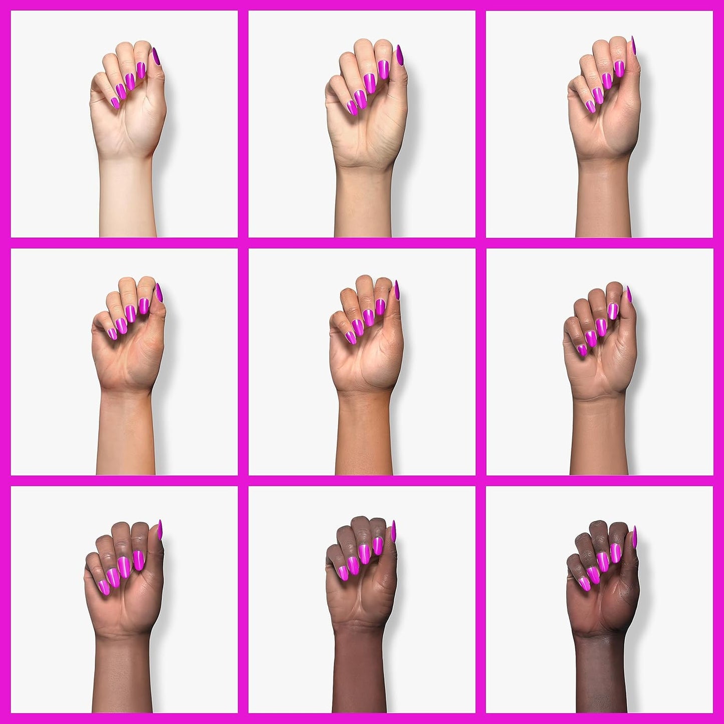 Vishine Nail Gel Polish - Long-Lasting Soak Off Nail Art | Magenta Purple 15ml (0.5 OZ)