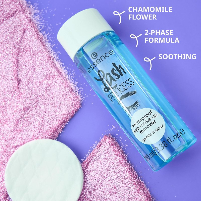 Essence Lash Princess Waterproof Eye Makeup Remover - Gentle 2-Phase Formula | Vegan & Cruelty-Free