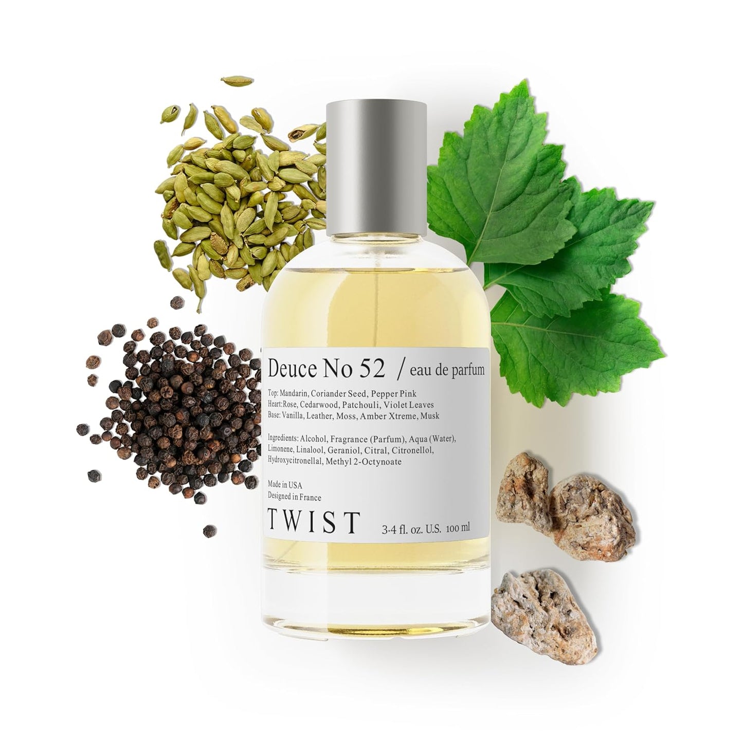 Twist Eau De Parfum - Unisex Long-Lasting Fragrance Inspired by Tuxedo Vest | 100 ml Spray