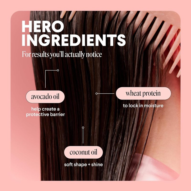 Monday Haircare Smooth Shampoo & Conditioner Set - 12 oz Each | Frizz Control with Coconut Oil & Shea Butter