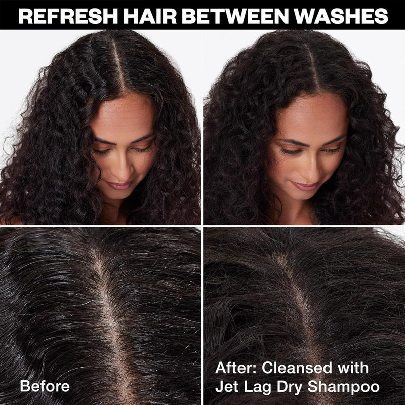 IGK JET LAG Invisible Dry Shampoo Spray | Refreshes Hair Between Washes + Absorbs Oil | Weightless, No White Residue, Soft Finish | Vegan + Cruelty Free | 6.3 Oz