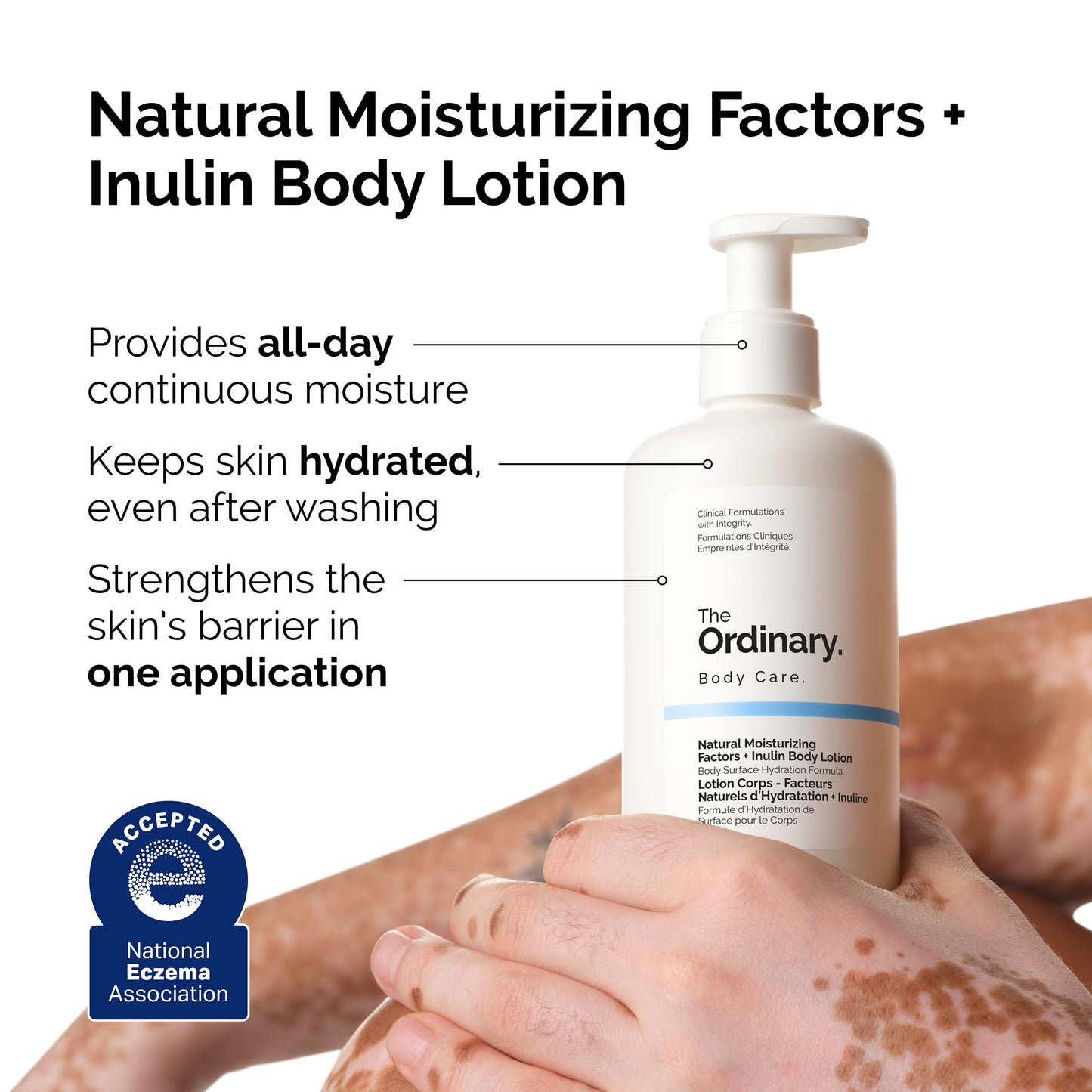 The Ordinary Face & Body Set Daily Skincare Routine with Niacinamide 5% Face & Body Emulsion, Natural Moisturizing Factors + Inulin Body Lotion, and Natural Moisturizing Factors + Hyaluronic Acid