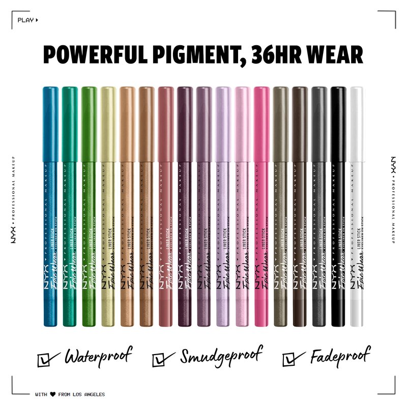 NYX PROFESSIONAL MAKEUP Epic Wear Liner Stick, Long-Lasting Eyeliner Pencil - Deepest Brown