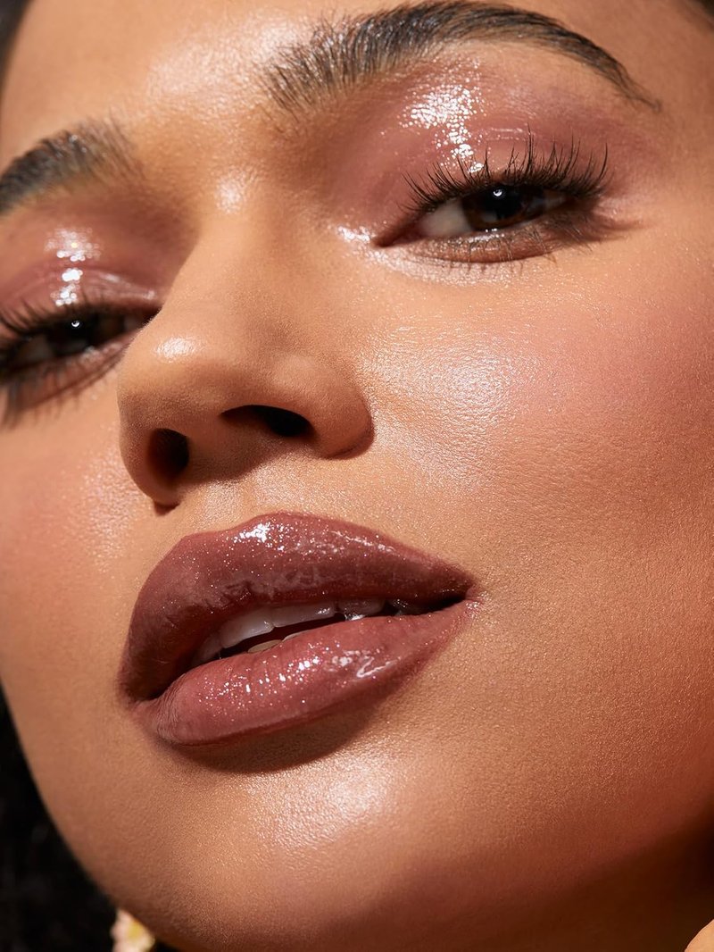 SheGlam Power Bouquet Lip Gloss - Shiny Tinted Moisturizing Plumping Lip Oil with Camellia Extract | Espresso Yourself