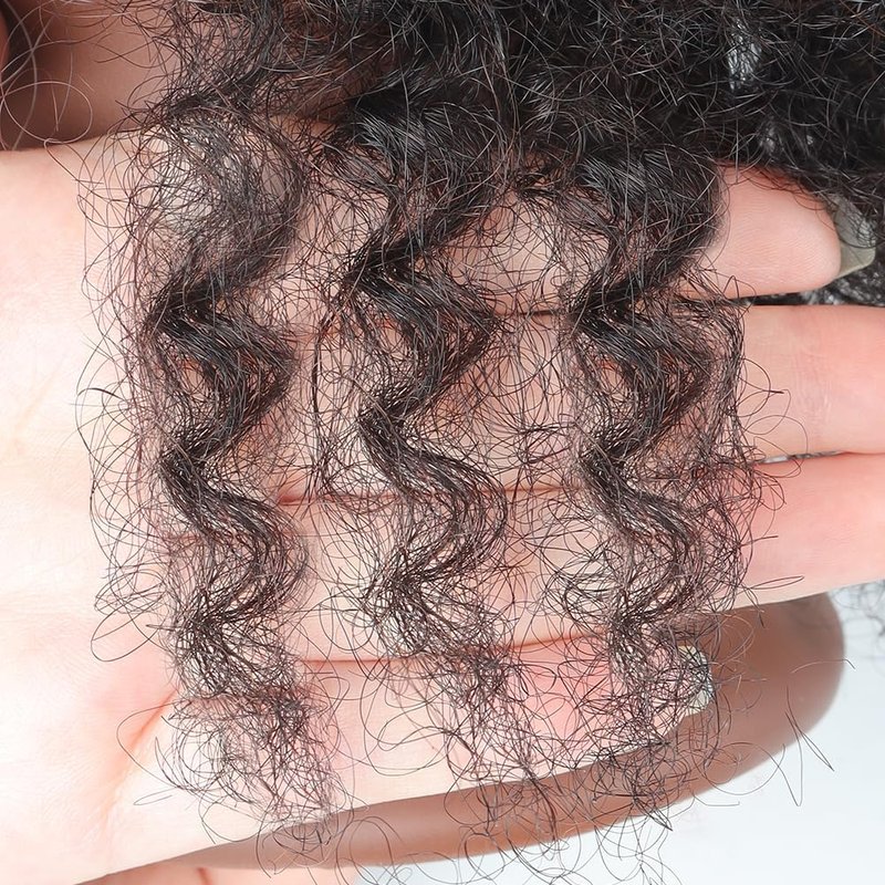 Sakalaka 10″ Afro Kinky Hair Mannequin Head - 100% Human Hair for Braiding & Cosmetology Training