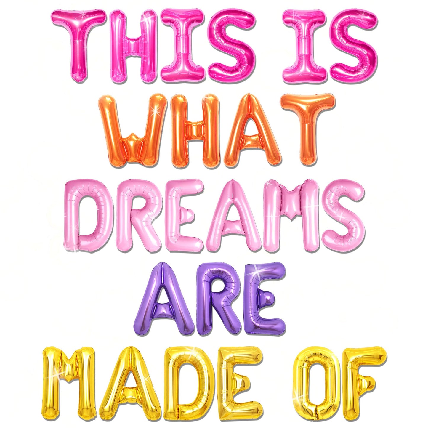 Y2K Party Decorations This Is What Dreams Are Made of Banner for Teenage Dream Banner 2000s Baby Party Decoration Y2K 2000s Pink Party Decorations with Latex Balloons