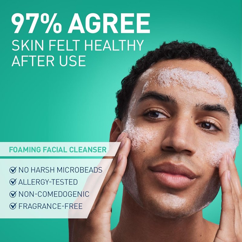 CeraVe Foaming Facial Cleanser - Daily Oil Control Face Wash with Hyaluronic Acid & Ceramides | 16 Fl Oz