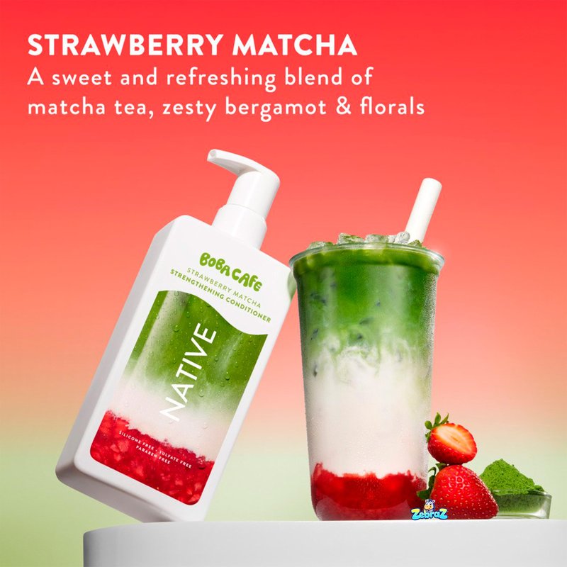 Native Limited Edition Strawberry Matcha Shampoo and Conditioner 16.5 fl oz - Pack Of 02