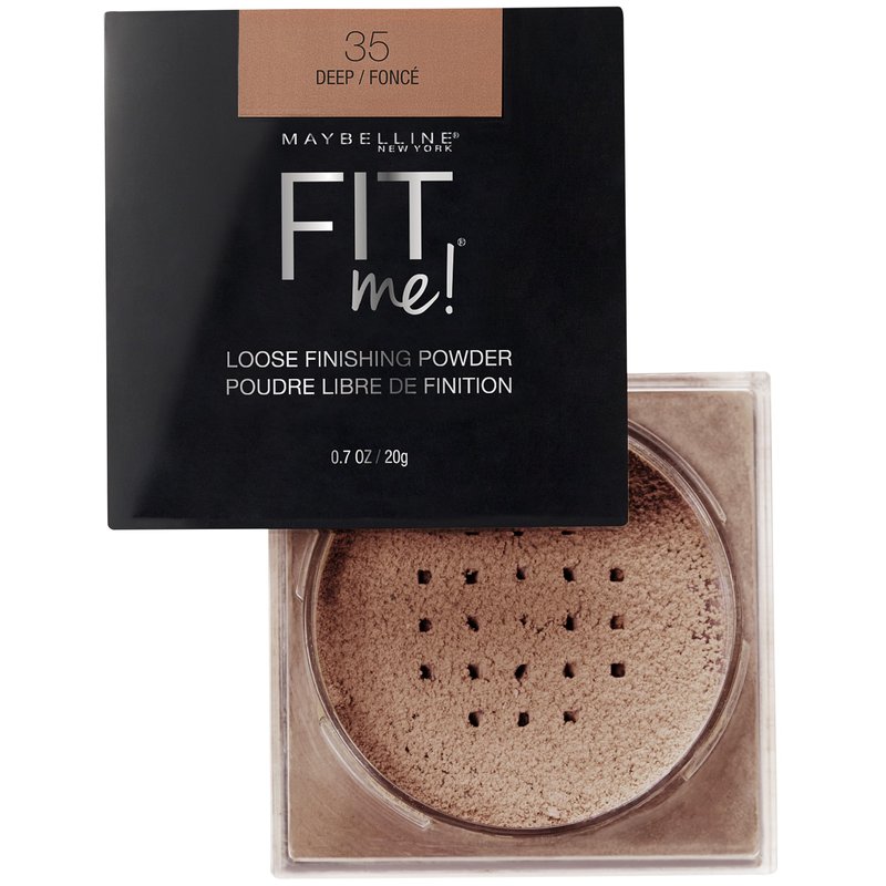 Maybelline Fit Me Loose Setting Powder, Face Powder Makeup & Finishing Powder, Deep, 1 Count