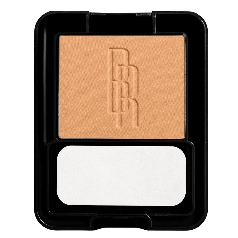 Black Radiance Pressed Powder - Pigment-Rich Matte Finish for Light Skin Tones | Oil-Absorbing Compact with Mirror & Sponge - Biscotti