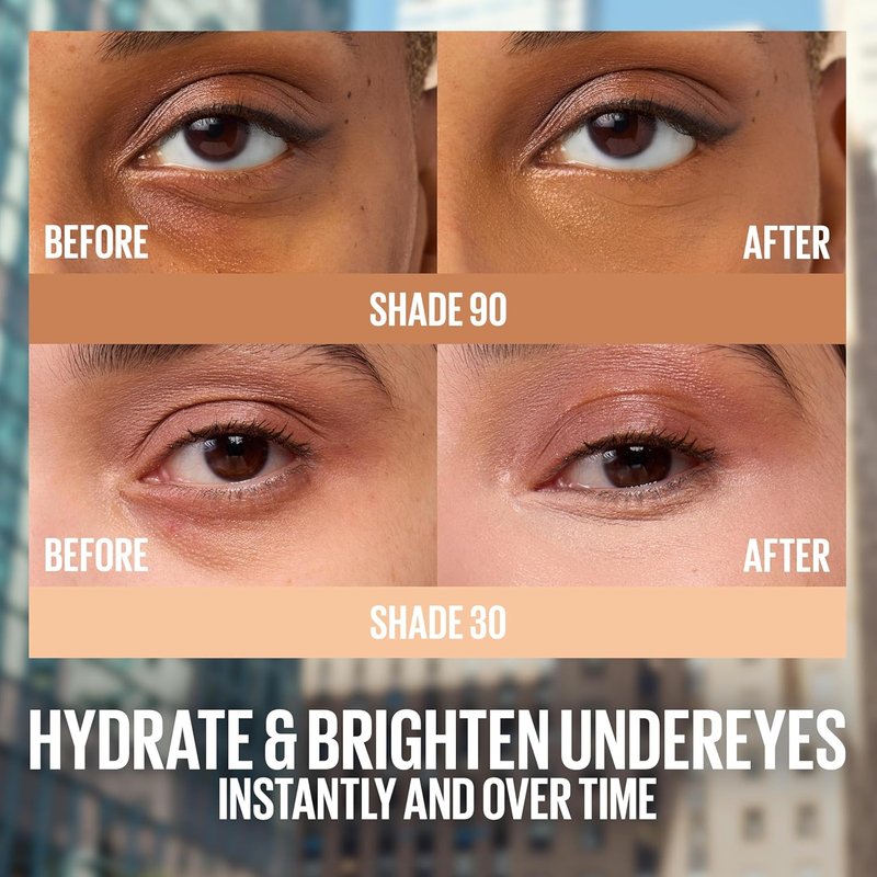 Maybelline Lifter Serum Concealer - Full Coverage Radiant Concealer with 2% Peptides & Caffeine | 20, 1 Count