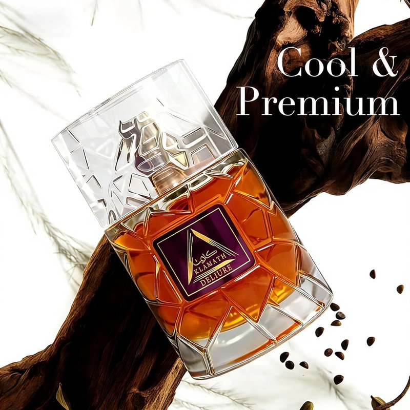 AFLUXE Long-Lasting Cologne for Men - Warm Spicy Vanilla & Amber Scent | 100ml Eau de Toilette Spray