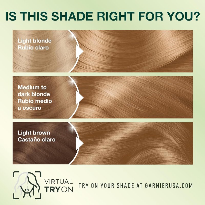 Garnier Nutrisse Ultra Crème Hair Color - 100% Gray Coverage, Vegan & Cruelty-Free | 80 Medium Natural Blonde, 2 Count