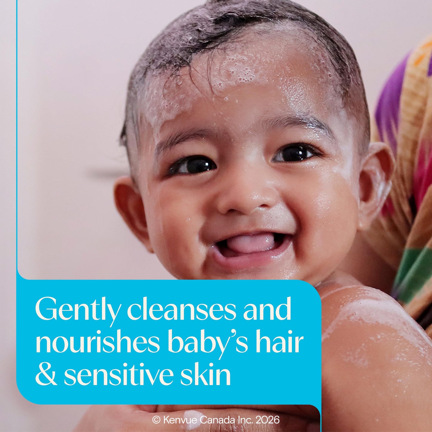 Aveeno Baby Daily Moisture Gentle Baby Body Wash and Shampoo with Oat Extract, 2-in-1 Baby Wash and Hair Shampoo, Tear-Free, Paraben-Free for Sensitive Skin and Hair, Lightly Scented, 18 Fl Oz
