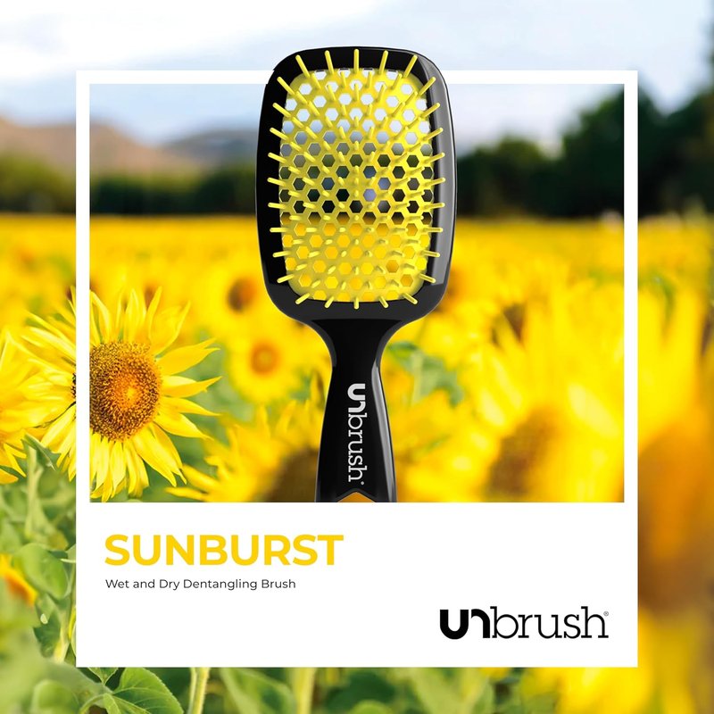 FHI Heat UNbrush Detangling Brush - Pain-Free Brushing for All Hair Types | Durable DuoFlex Bristles