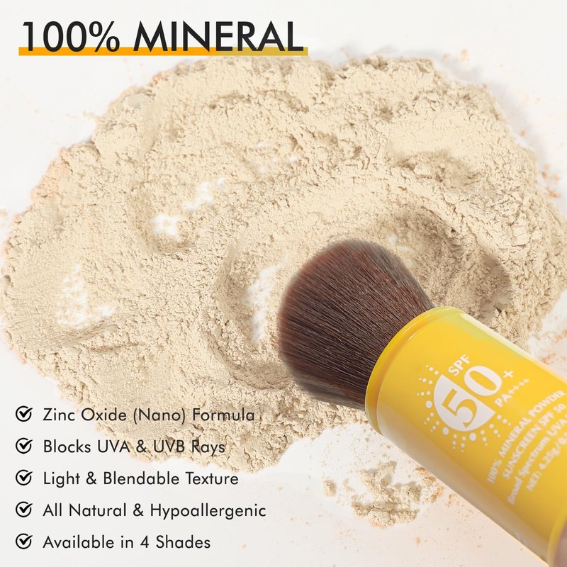 Mineral Powder Sunscreen Setting Makeup