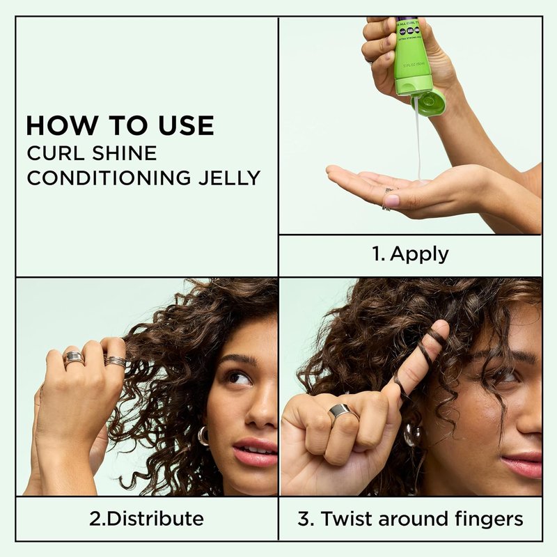 Garnier Fructis Curl Shine Conditioning Hair Gel - Extra Strong Hold for Curly & Wavy Hair, 5.1 Fl Oz