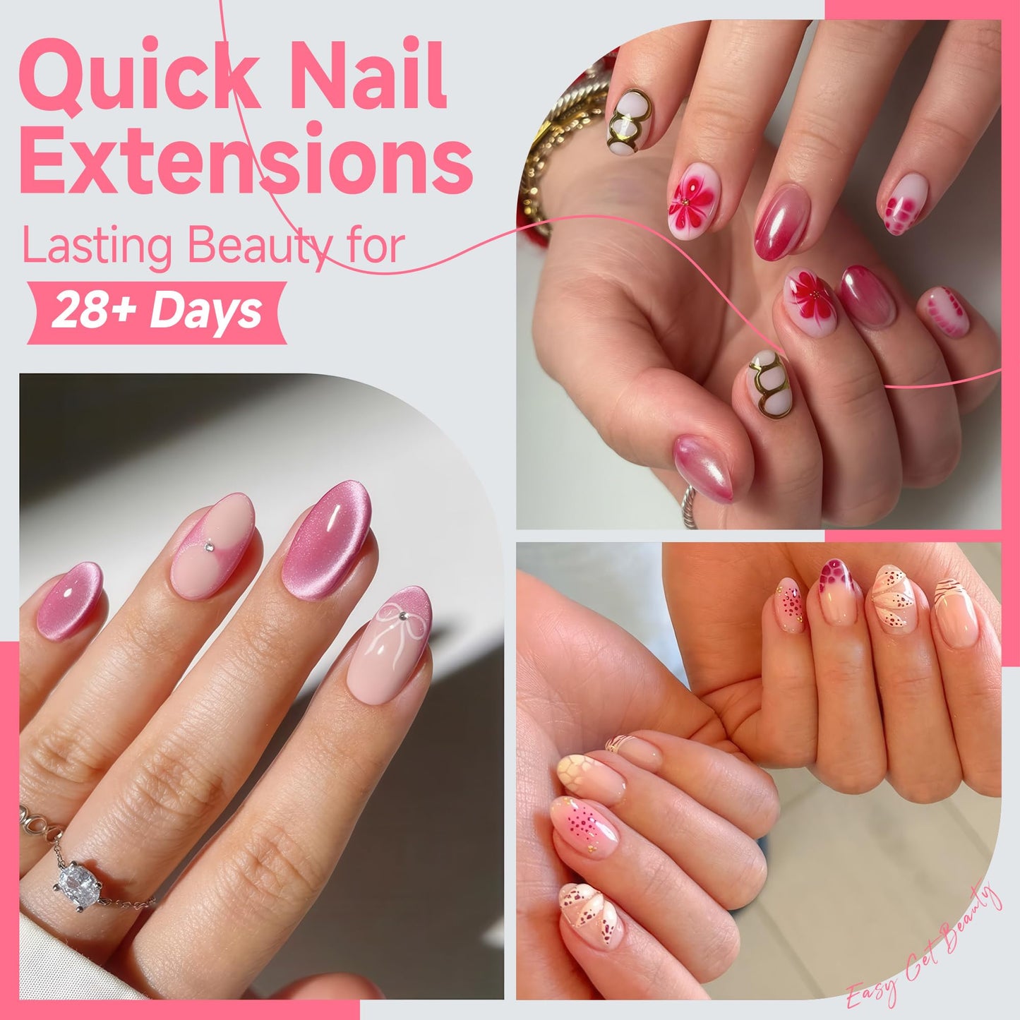 UNA GELLA Extra Short Almond Nail Tips 12 Sizes Short Almond Gel Nail Tips 120Pcs Soft Gel Clear Full Cover Nails Tips Acrylic False Nails Press On Nails for Extensions DIY Salon