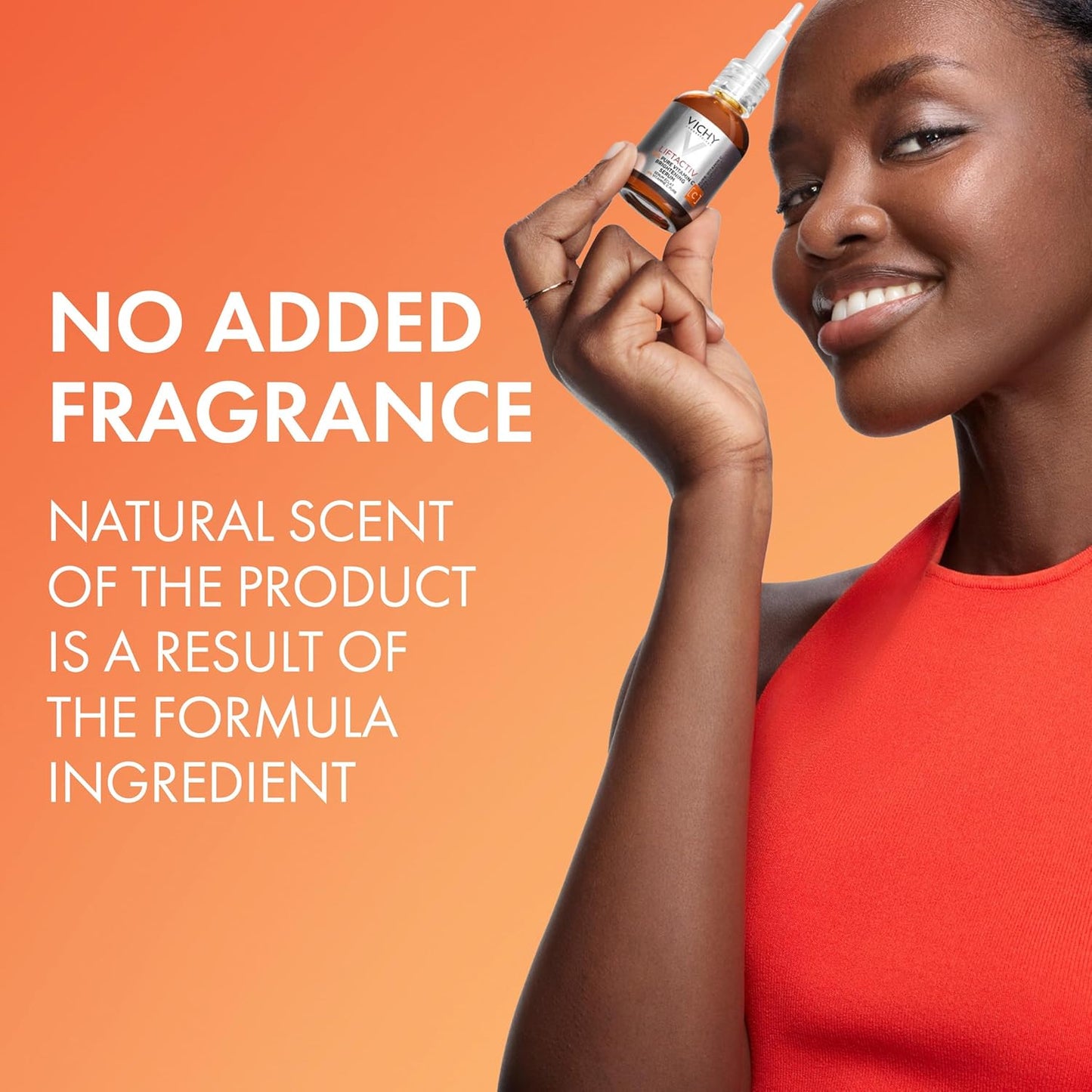 Vichy LiftActiv Vitamin C Serum - Brightening Face Serum with Hyaluronic Acid & Vitamin E | Reduces Fine Lines & Improves Radiance