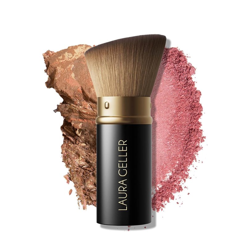 Laura Geller New York Makeup Brushes - Cruelty-Free Retractable Angled Kabuki Brush