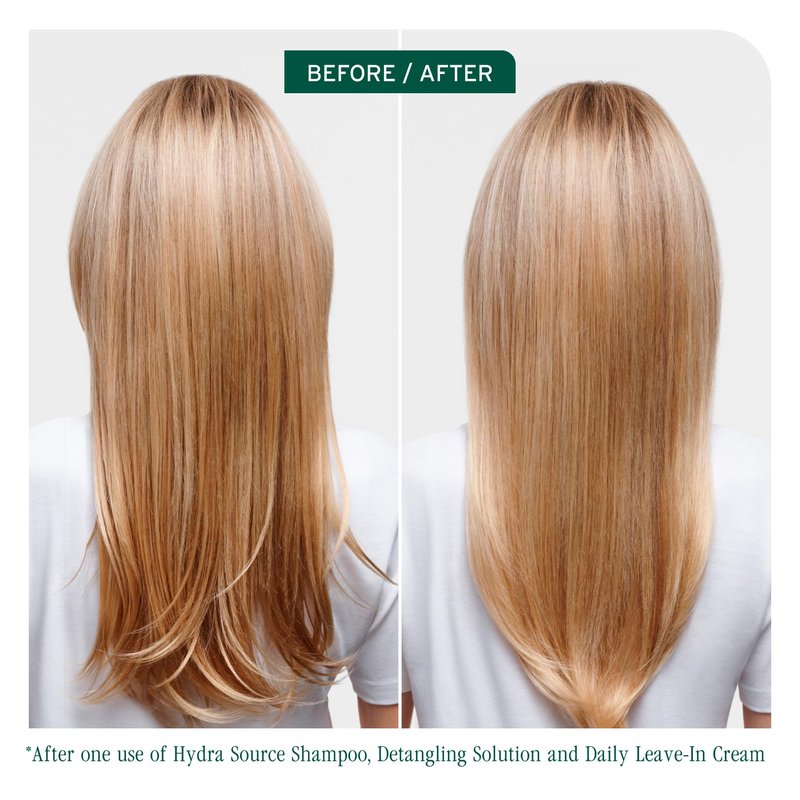 Biolage Hydra Source Shampoo - Softens, Moisturizes & Adds Shine, For Dry Hair, Infused with Micro-Filtered Aloe Vera & Fermented Hyaluronic Acid, Vegan & Paraben-Free, 1.7 Fl Oz