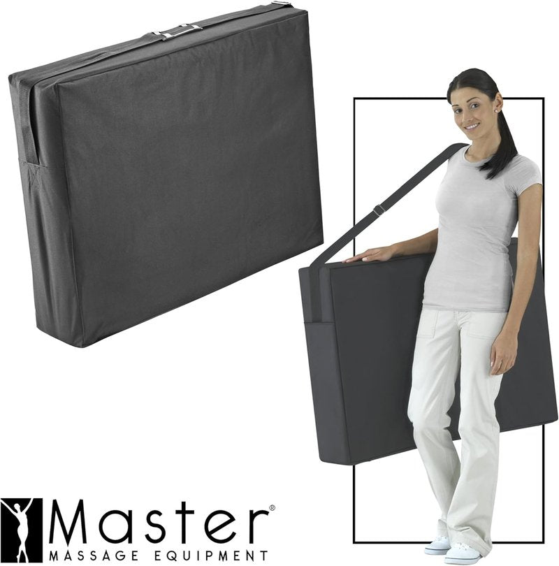 Master Massage Zephyr Portable Massage Table - Lightweight Spa Bed for Professionals | Black & Maroon Options