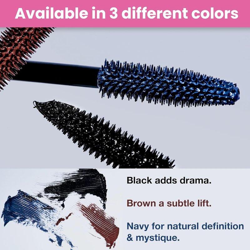 PrimeLash Mascara Trio Set - Volumizing & Lengthening Formula | Black
