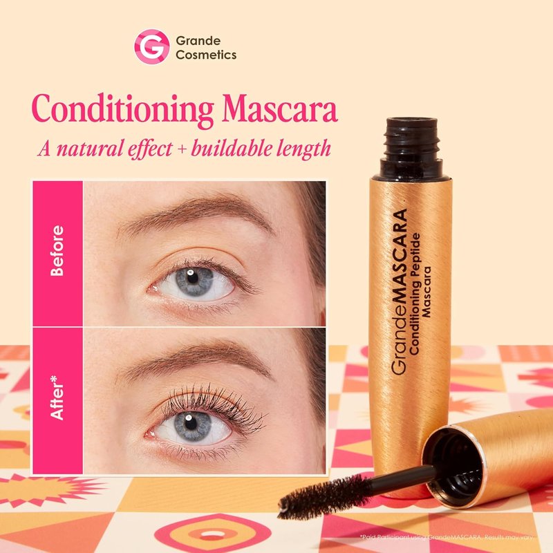 Grande Cosmetics Lash & Brow Care System - Multi-Step Enhancer for Longer, Fuller Lashes & Brows