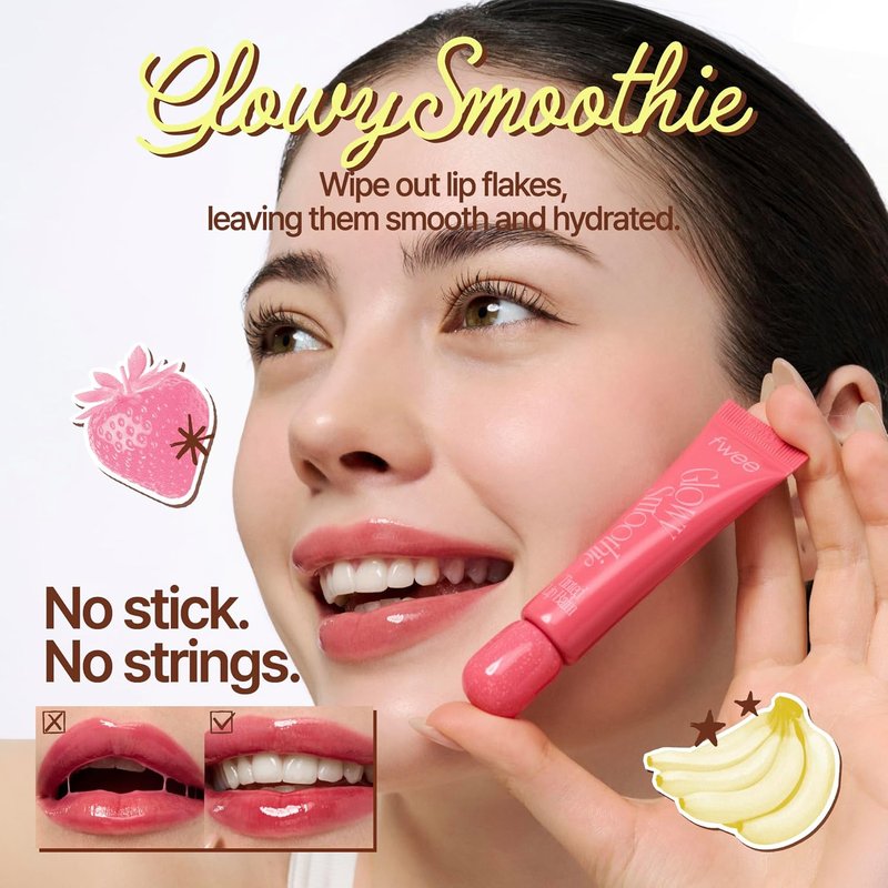 Blurry Smoothie Tinted Lip Balm - Acai Blueberry | Hydrating Glossy Balm, Sheer-Tinted Finish, 9.5g