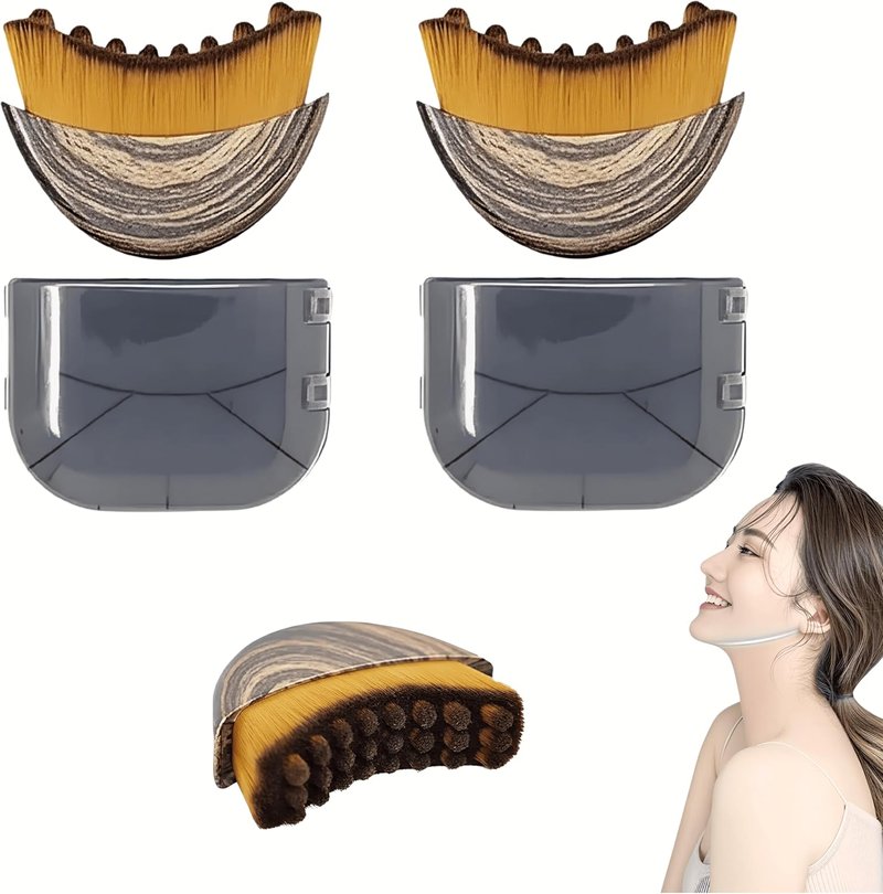 Lymphatic Contour Face Brush Set - Gentle Facial Massage & Puffiness Reduction | Soft Bristles for Sensitive Skin