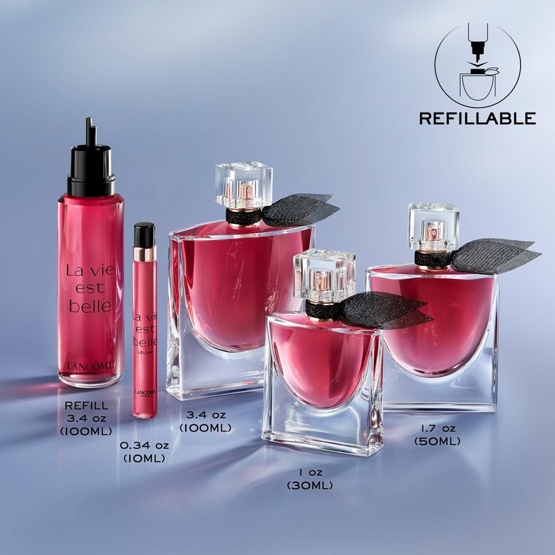 Lancôme La Vie Est Belle L'Elixir Eau de Parfum - Long Lasting Fragrance with Raspberry, Violet & Cocoa Butter - Floral Women's Perfume - 1 Fl Oz
