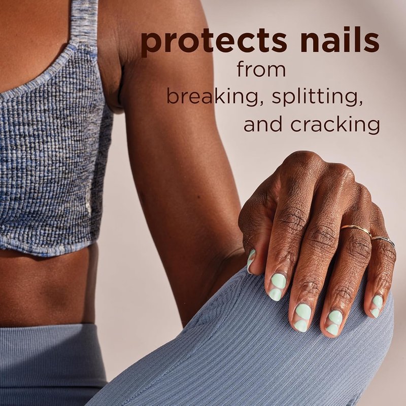 Sally Hansen Color Therapy Nail Polish - Long-Lasting Biotin & Argan Oil Formula | 210 Re-nude | Nude Pink Shade