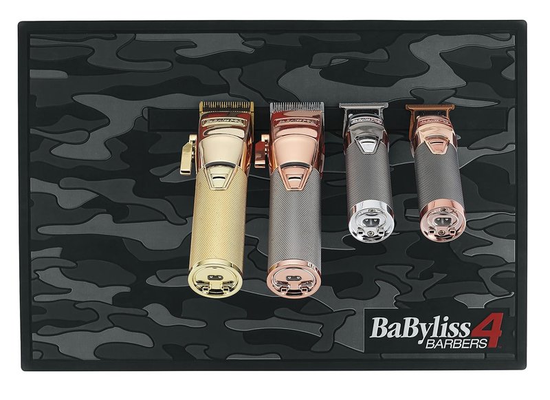 BaBylissPRO Rubber Barber Mat - Durable Black Non-Slip Design | 1 Piece