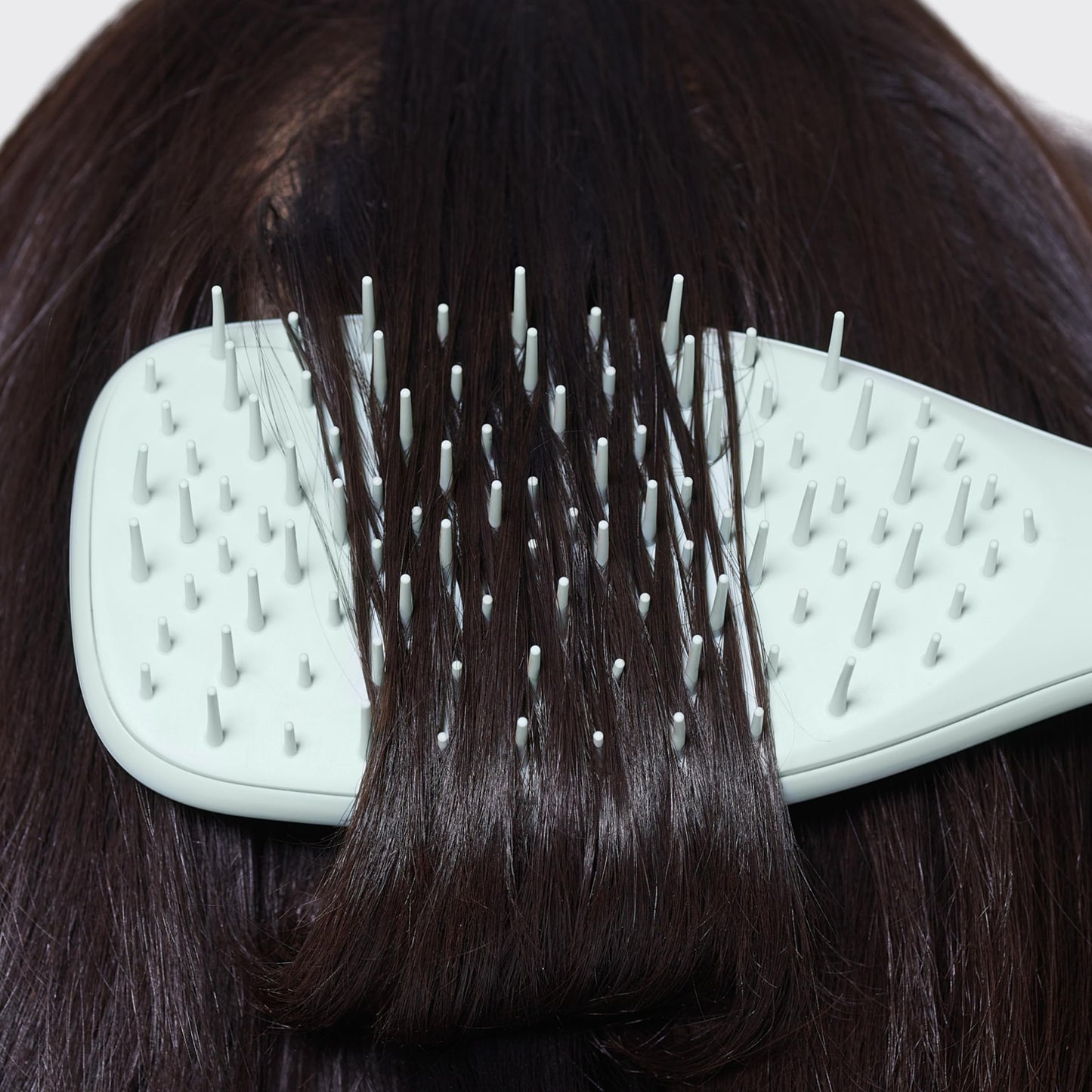 Tangle Teezer Extra Gentle Detangler Hair Brush, with Fewer Bristles for Gentle & Effective Detangling to Minimize Hair Loss & Breakage, Eucalyptus Green