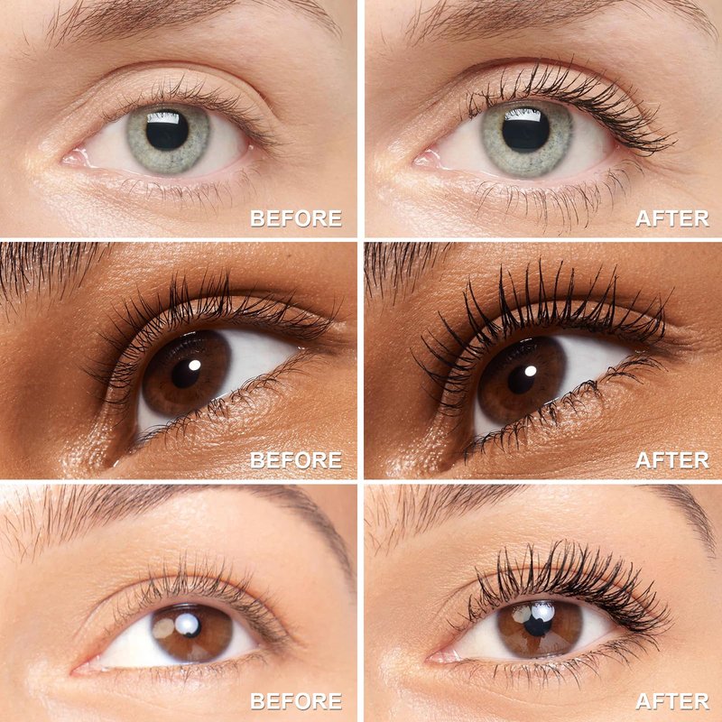 MYSTER ROSEY Mascara for Older Women, Tubing Mascara Black - Lengthening, Volumizing & Curling, Smudge-Proof, Washable, Add Jojoba Oil and Castor Oil, Vegan & Cruelty-Free - 0.4 Fl Oz (Pack of 2)