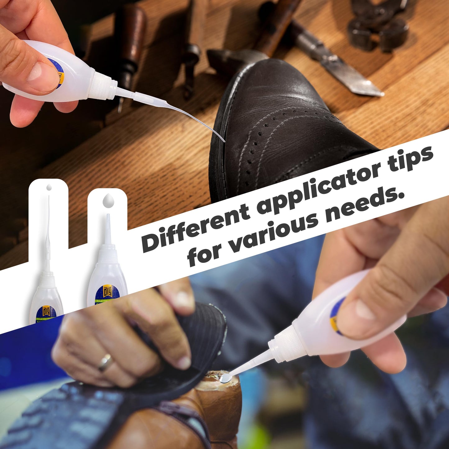 Y’allCanDiy Super Glue for Shoe. Heavy Duty Shoe Adhesive for Shoe Sole Repair and Applicable as Waterproof Boot Shoe Repair Glue. Cyanoacrylate Based CA Glue for Rubber Soles