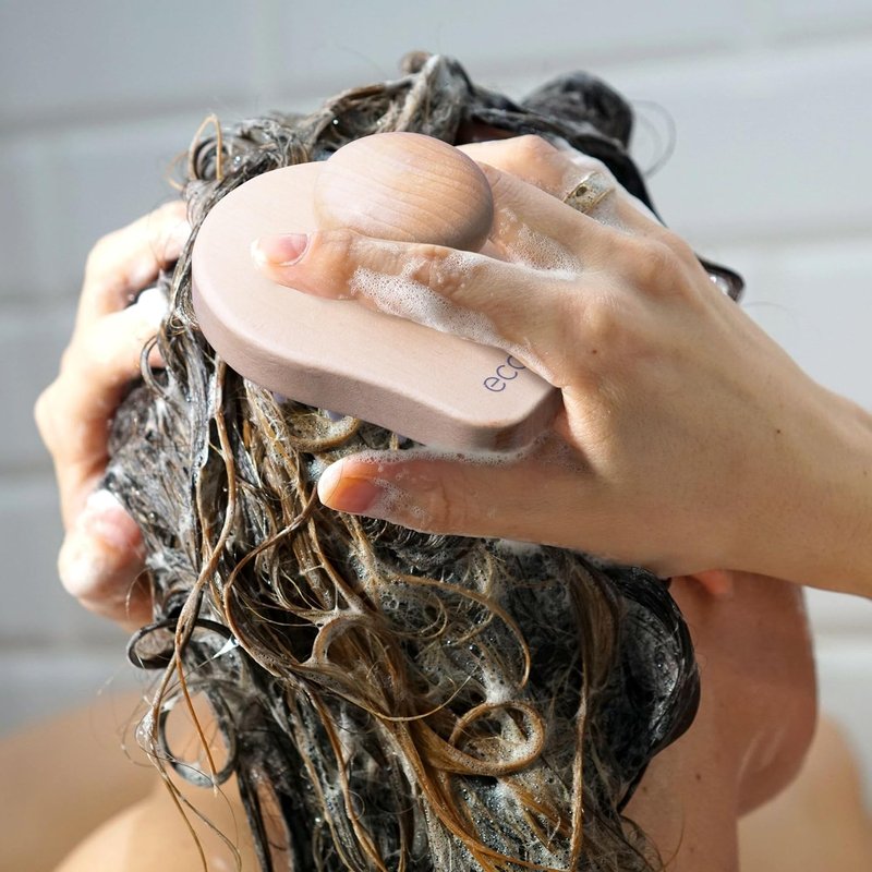 EcoTools Scalp Massager - Gentle Silicone Scrubber for Healthy Hair & Reduced Product Build-Up | 1 Count