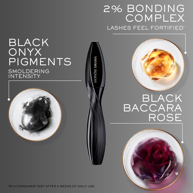 Lancôme Hypnôse Drama Extreme Volumizing Mascara - Up to 17x More Volume - Up to 24HR Wear- Lengthening & Volumizing - Dramatic Lash Look - Ultra Black - Suitable for Sensitive Eyes