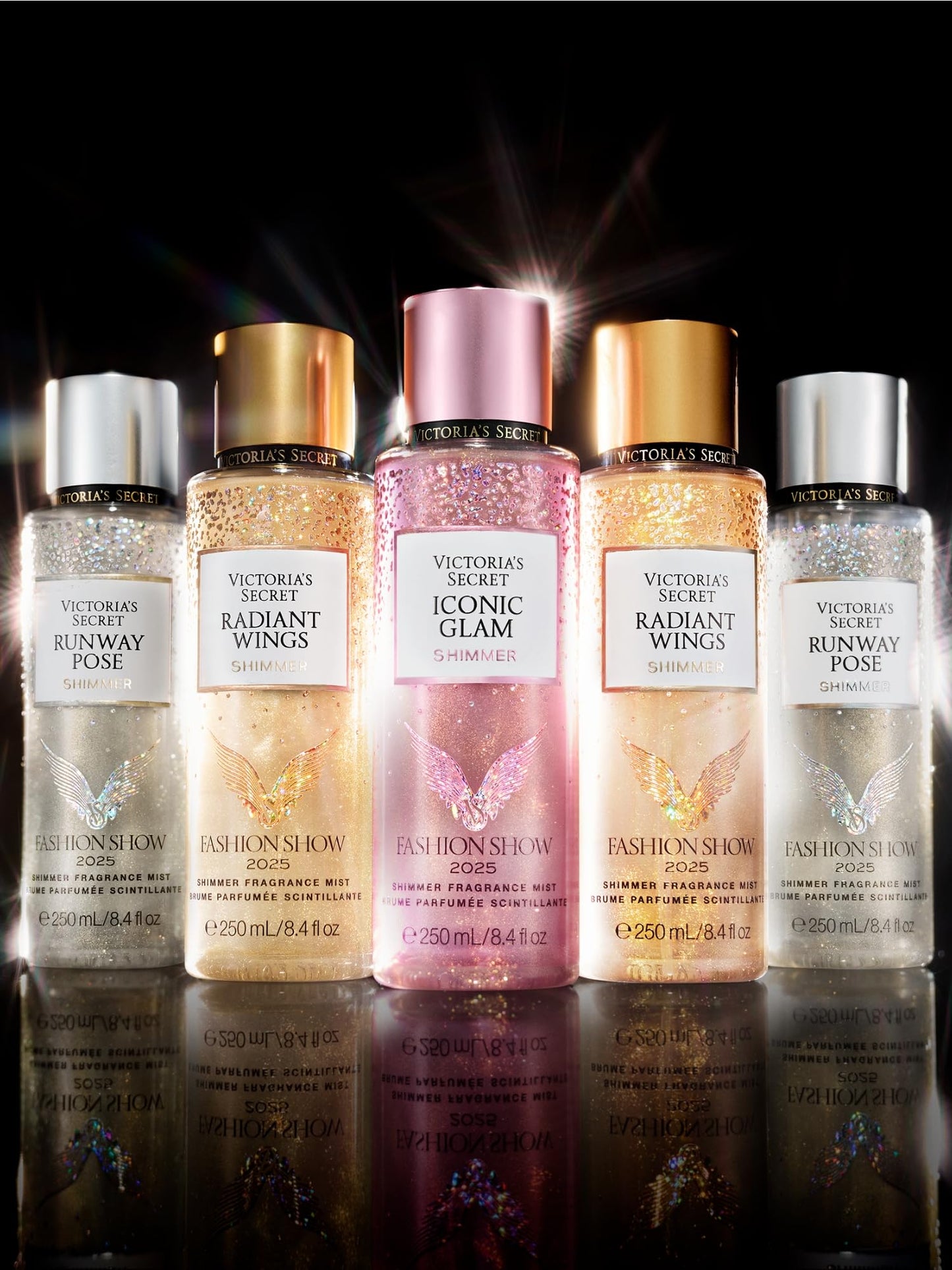 Victoria's Secret Fashion Show Radiant Wings Shimmer Fragrance Mist, Body Spray for Women (8.4 oz)