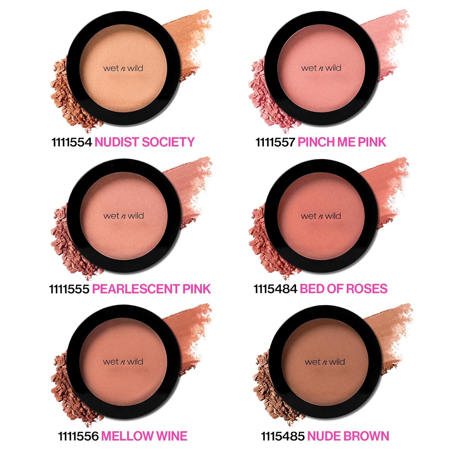 Wet n Wild Color Icon Blush - Effortless Matte Natural Glow with Jojoba Oil | Pinch Me Pink