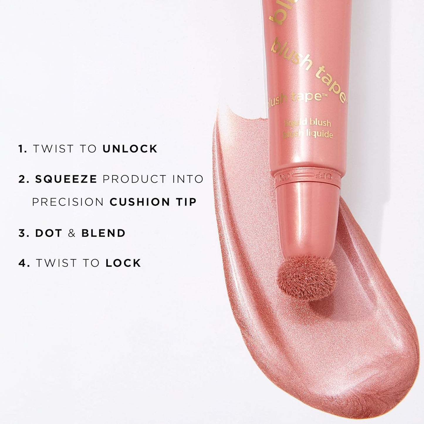 tarte blush tape liquid blush – Buildable Cream Cheek Makeup, Lightweight Formula, Blurs appearance for Radiant Glow, Vegan & Cruelty-Free