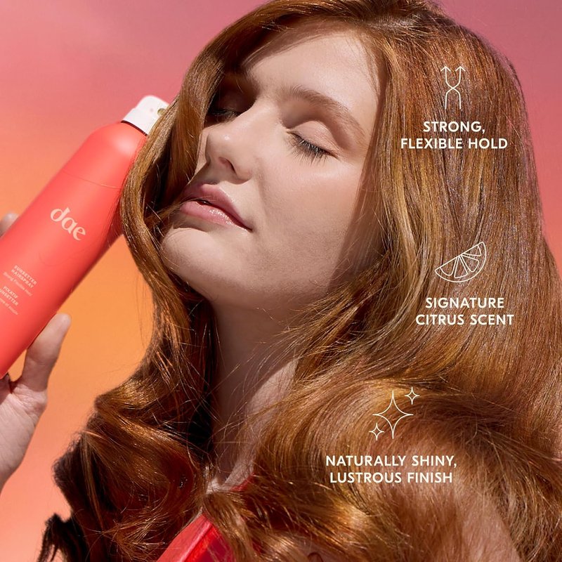DAE Sunsetter Strong Hold Flexible Hairspray - Citrus Scent, 7 Oz. for All-Day Style