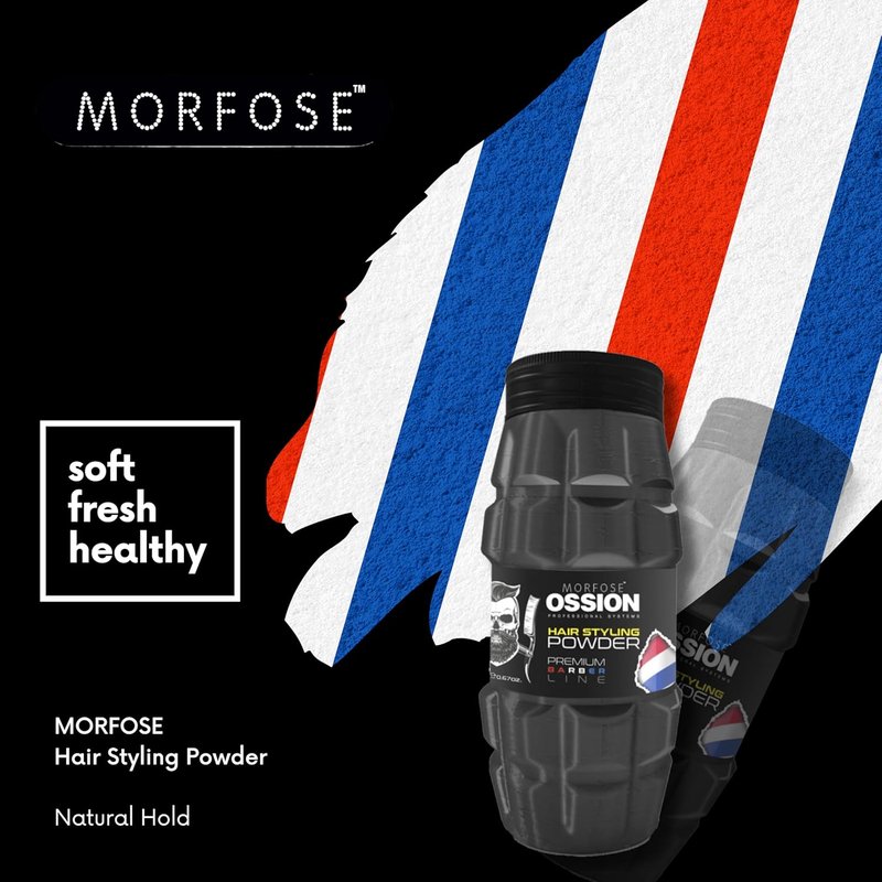 Morfose 3-in-1 Hair Styling Powder - Matte Finish, Volume & Strong Hold | 0.7 oz Volumizing Powder