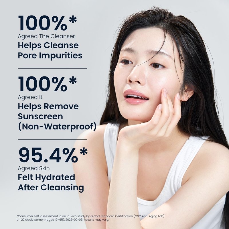 Dermela Pore Deeptox Cleansing Foam, Black Charcoal + BHA & Succinic Acid, One-Step Pore-Purifying Cleanser, 10-Weight Hyaluronic, 4.06 fl oz (120 mL) | Korean Face Wash for Oily & Sensitive Skin